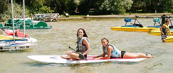 Kayaking on Elkhart Lake
